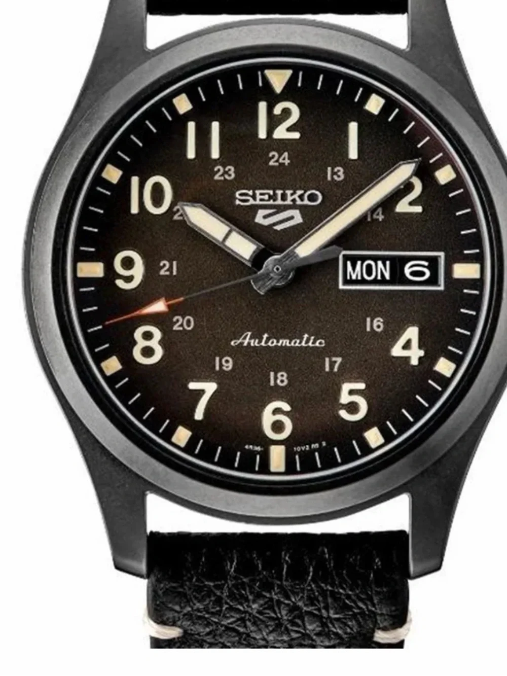 SEIKO 5 FIELD SPECIALIST STYLE SRPG41K1 BROWN DIAL LEATHER WATCH